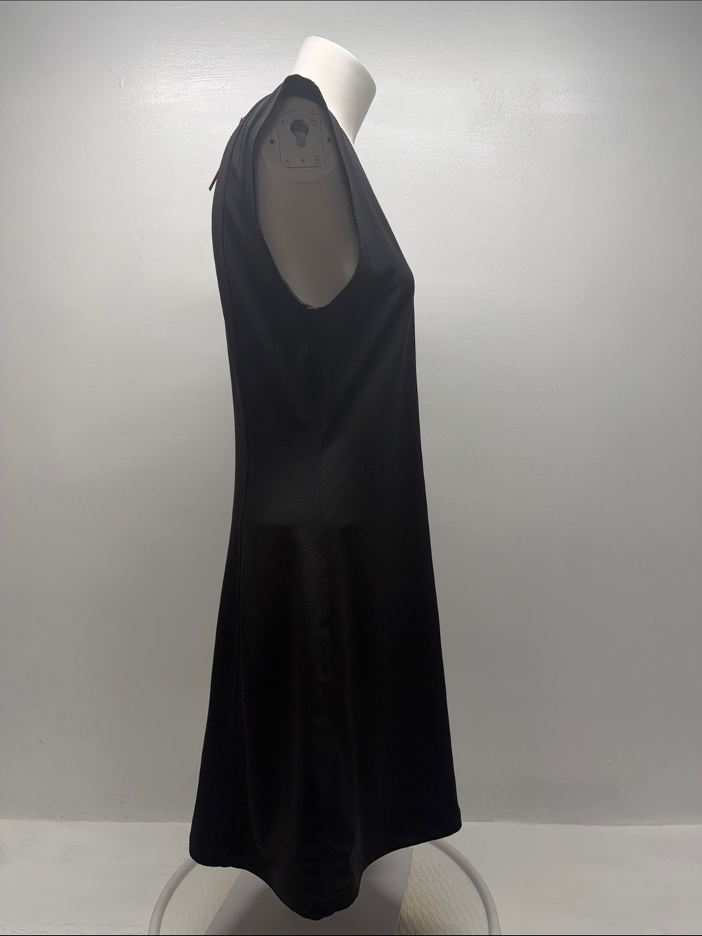 Unif Parker Dress Midi Sleeveless Button Up Stretch Lightweight Black NWT Medium - Picture 5 of 13